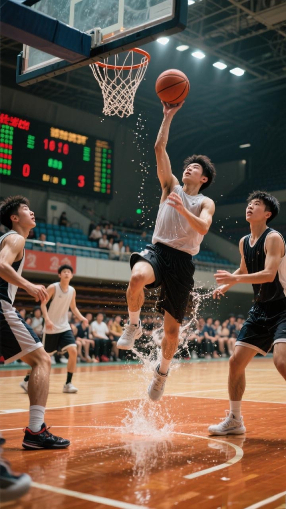 热血篮球迷争相关注比赛胜负的简单介绍